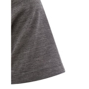 Lardini Gray Wool T-Shirt