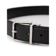 Dolce & Gabbana Black Leather Regular Belt