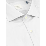 Bagutta White Cotton Men's Shirt
