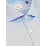 Bagutta Azzurro Cotton Men's Shirt