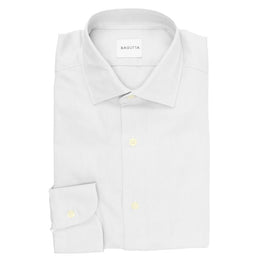 Bagutta White Cotton Men's Dress Shirt