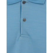 Dunhill Blue Cotton Polo Shirt
