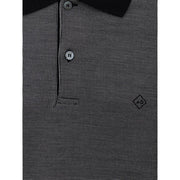 Dunhill Black Cotton Polo Shirt