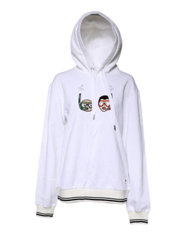 Dolce & Gabbana White #DGFamily Hooded Sweatshirt Sweater