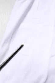 Dolce & Gabbana White Cotton Anchor Chain Embroidery Tank Top