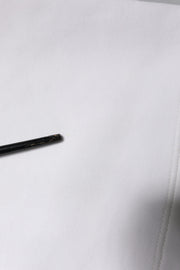 Dolce & Gabbana White Cotton Blend 3/4 Sleeves Blouse Top