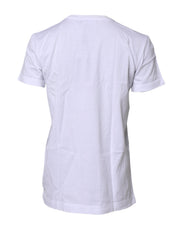 Dolce & Gabbana White Short Sleeves Round Neck Top T-shirt