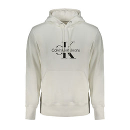 Calvin Klein White Cotton Men Sweater