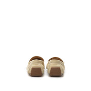 Bally Beige Leather Moccassin
