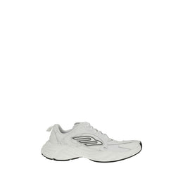 Balenciaga White Calf Leather Bos Taurus Athletic Sneakers