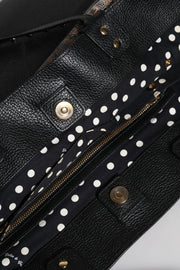 Dolce & Gabbana Brown Leopard BEATRICE Leather Logo Plaque Tote Bag