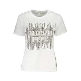 Patrizia Pepe White Cotton T-Shirt