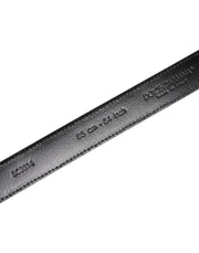 Dolce & Gabbana Gray Leather Silver Tone Metal Buckle Belt