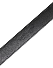 Dolce & Gabbana Multicolor Jacquard Leather Logo Buckle Belt