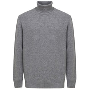 Cruciani Gray Cashmere Turtleneck