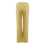 Lardini Gold Cotton Casual Pants