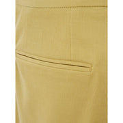 Lardini Gold Cotton Casual Pants