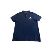 Trussardi Beachwear Blue Cotton Polo Shirt