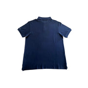 Trussardi Beachwear Blue Cotton Polo Shirt