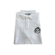 Trussardi Beachwear White Cotton Polo Shirt