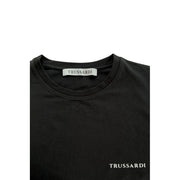 Trussardi Beachwear Black Cotton T-Shirt