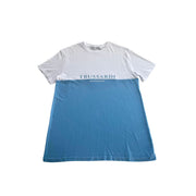 Trussardi Beachwear Light Blue Cotton Men T-Shirt