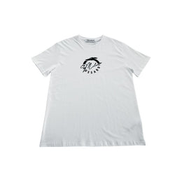 Trussardi Beachwear White Cotton T-Shirt