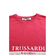 Trussardi Beachwear White Polyester Men T-Shirt