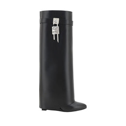 Givenchy Black Calf Leather Bos Taurus Boots