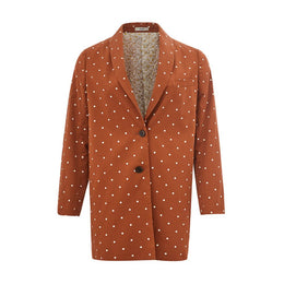 Lardini Brown Cotton Trench Coat