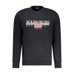 Napapijri Black Cotton Sweatshirt