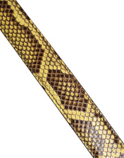Dolce & Gabbana Yellow Exotic Leather Bag Shoulder Strap