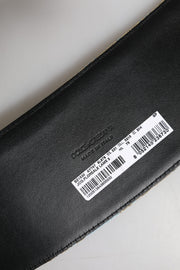 Dolce & Gabbana Multicolor Floral Jacquard Wide Waist Belt