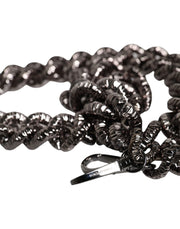 Dolce & Gabbana Black Chain Logo Engraved Bag Shoulder Strap