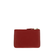 Comme Des Garçons Red Calf Leather Bos Taurus Wallet