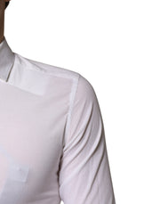 Daniele Alessandrini White Cotton Dress Formal Shirt
