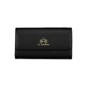 La Martina Black Polyethylene Women Wallet