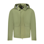 K-WAY Green Cotton Men Jacket