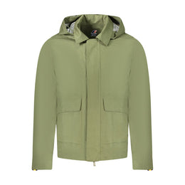K-WAY Green Cotton Men Jacket