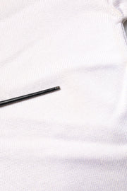 Jil Sander White Viscose Crew Neck Long Sleeves Pullover Sweater