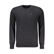 North Sails Black Cotton Men Sweater
