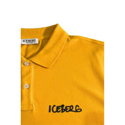 Iceberg Yellow Cotton Polo Shirt