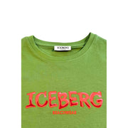 Iceberg Green Cotton T-Shirt