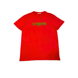Iceberg Red Cotton T-Shirt