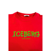 Iceberg Red Cotton T-Shirt