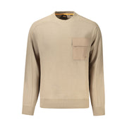 Hugo Boss Beige Cotton Sweatshirt