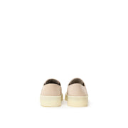 Fear Of God Beige Leather Low Top Sneakers