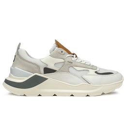 D.A.T.E White Leather Sneaker