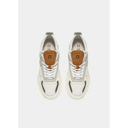 D.A.T.E White Leather Sneaker