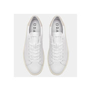 D.A.T.E White Leather Sneaker